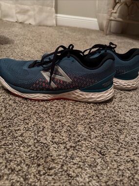 New Balance Blue and Black Fresh Foam Running Sneakers